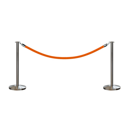 Heavy-Duty Twisted Polypropylene Ropes for Stanchion Posts - Montour Line by Crowd Control Warehouse