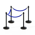 Crown Top Post and Rope Stanchion Kit - Montour Line