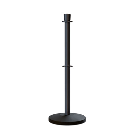 Crown Top Dual Rope Stanchion with Sloped Base - Montour Line CLineD