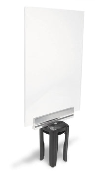 8.5 x 11 inch Clear Acrylic Paper Sign Holder for G4 Series Retracta-Belt Barriers (G4 Series Posts Only)