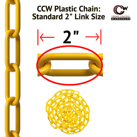 2 Plastic Chain - Trade Size #8