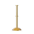 Flat Top Post and Rope Stanchion with Dome Base - Montour Line CDLineD