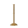 Flat Top Post and Rope Stanchion with Dome Base - Montour Line CDLineD