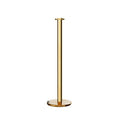 Flat Top Post and Rope Stanchion with Roller Base - Montour Line CELine