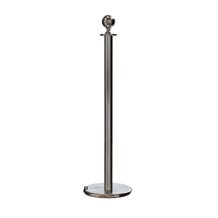 Ball Top Post and Rope Stanchion with Roller Base - Montour Line CELine