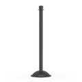 Crown Top Post and Rope Stanchion with Dome Base - Montour Line CDLine