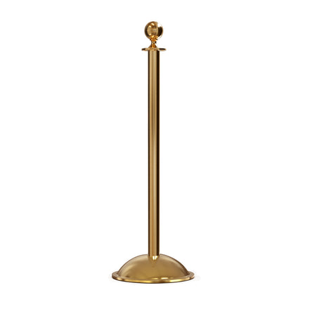Ball Top Post and Rope Stanchion with Dome Base - Montour Line CDLine
