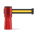 Cone-Mounted Retractable Belt Barrier, 11 Ft. Belt - Trafford Industrial