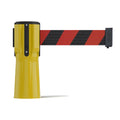 Cone-Mounted Retractable Belt Barrier, 11 Ft. Belt - Trafford Industrial