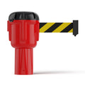 Cone-Mounted Retractable Belt Barrier, Red Case - Montour Line CM160