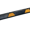 Rubber Parking Block with Black and Yellow Stripes