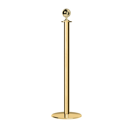 Ball Top Rope Stanchion with Low Profile Base - Montour Line CXLine