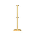 Flat Top Dual Rope Stanchion with Low Profile Base - Montour Line CXLineD