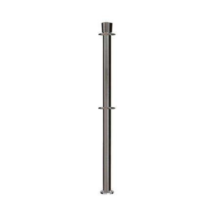 Crown Top Dual Rope Stanchion with Fixed Base - Montour Line CXLineDF