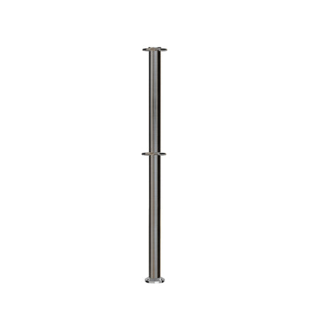 Flat Top Dual Rope Stanchion with Fixed Base - Montour Line CXLineDF