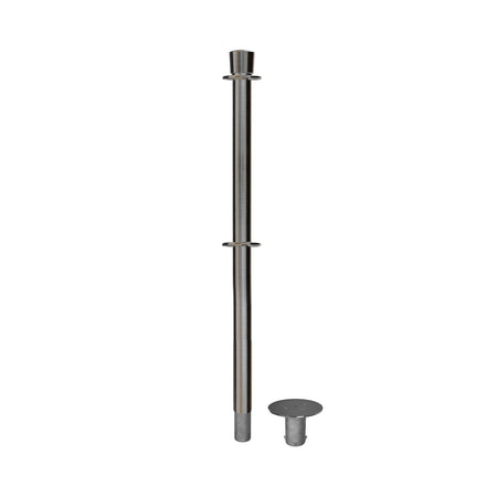 Crown Top Dual Rope Stanchion with Removable Base - Montour Line CXLineDR