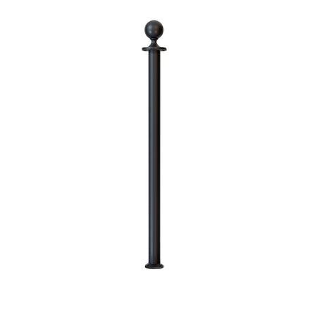 Ball Top Rope Stanchion with Fixed Base - Montour Line CXLineF