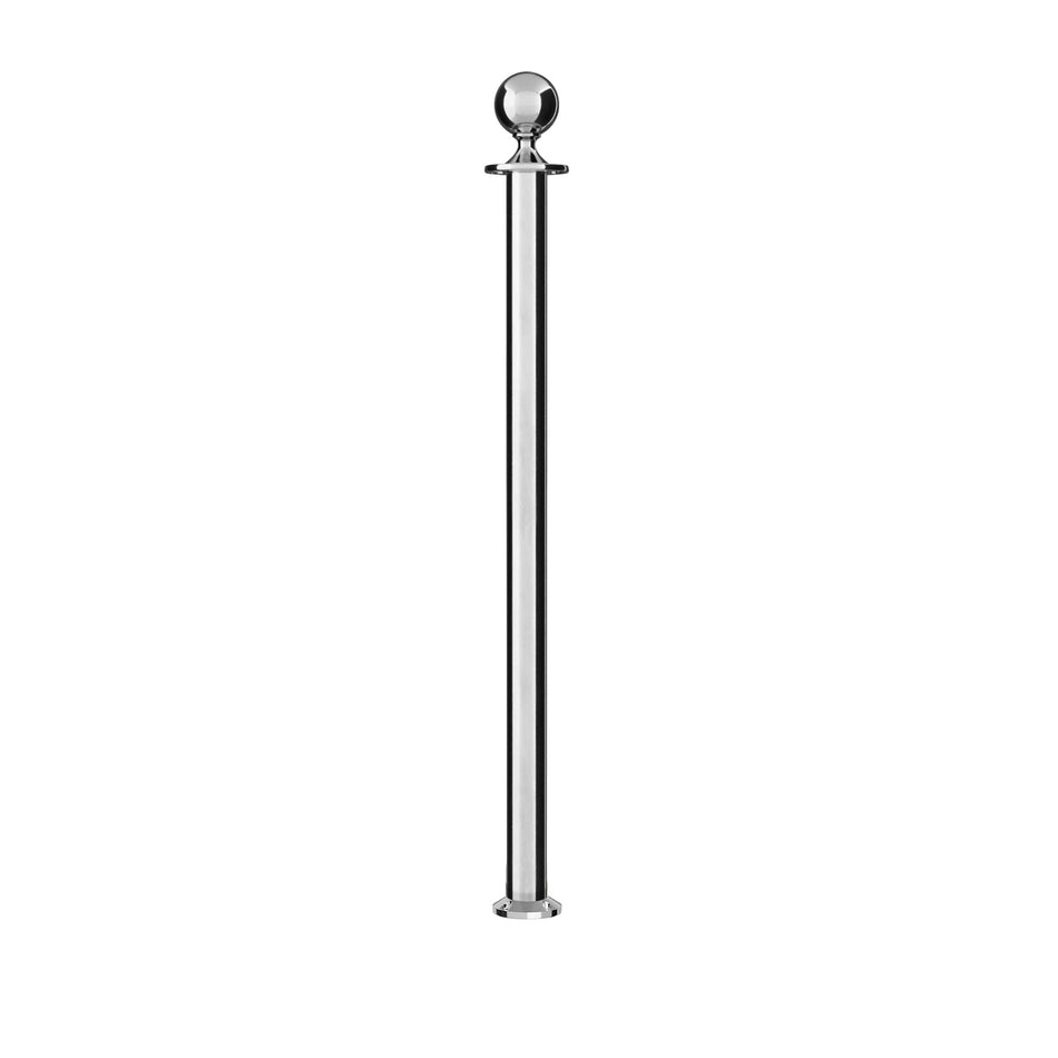 Ball Top Rope Stanchion with Fixed Base - Montour Line CXLineF