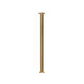 Flat Top Rope Stanchion with Fixed Base - Montour Line CXLineF