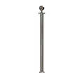 Ball Top Rope Stanchion with Fixed Base - Montour Line CXLineF
