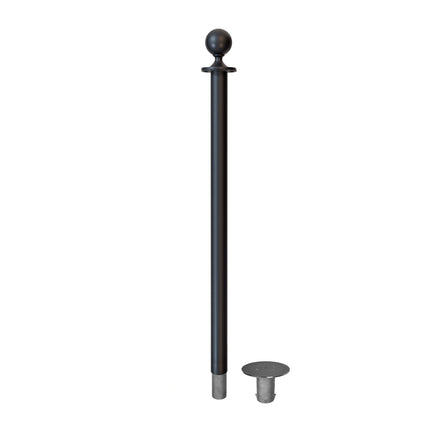 Ball Top Rope Stanchion with Removable Base - Montour Line CXlineR