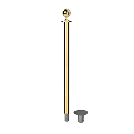 Ball Top Rope Stanchion with Removable Base - Montour Line CXlineR