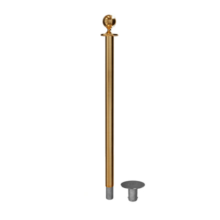 Ball Top Rope Stanchion with Removable Base - Montour Line CXlineR