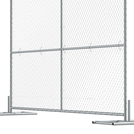 Chain Link Fence Panel Barrier Base - Trafford Industrial