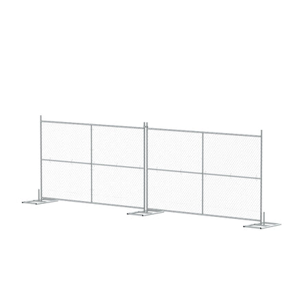 Chain Link Fence Kit - 6 Ft. tall x 10 Ft. Wide - Trafford Industrial