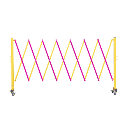 Metal Expandable Barricade, 16 Ft. and 11 Ft - Trafford Industrial