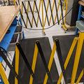 Metal Expandable Barricade, 16 Ft. and 11 Ft - Trafford Industrial