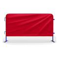 Heavy Duty Interlocking Steel Barricade, 8.5 Ft., Blue - Angry Bull Barricades