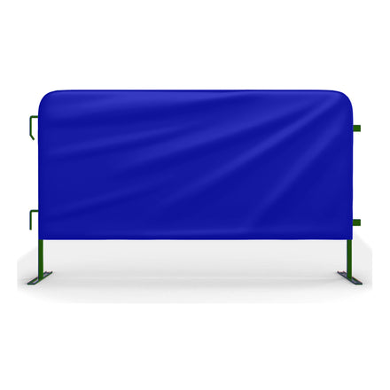 Heavy Duty Interlocking Steel Barricade 8.5 Ft. Green Angry Bull Barricades Crowd Control Warehouse