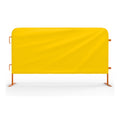 Heavy Duty Interlocking Steel Barricade, 8.5 Ft., Safety Orange - Angry Bull Barricades