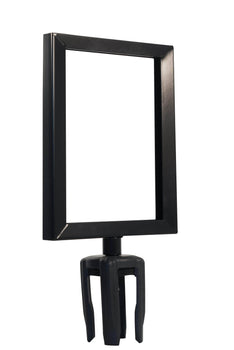 Post Top Sign Frame for G4 Series Retracta-Belt Barriers (G4 Series Posts Only)