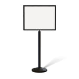 Floor Standing Sign Frame with Sloped Base - CCW Series SFFS-100