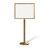 Floor Standing Sign Frame with Sloped Base - CCW Series SFFS-100