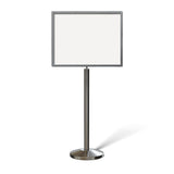 Floor Standing Sign Frame with Sloped Base - CCW Series SFFS-100