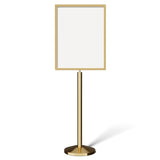 Floor Standing Sign Frame with Sloped Base - CCW Series SFFS-100