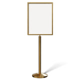 Floor Standing Sign Frame with Sloped Base - CCW Series SFFS-100