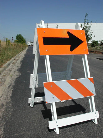 Fibercade Type I and Type II Traffic Barricades