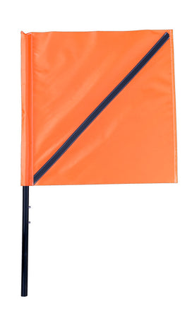 Airport Barricade Flags - 20x20 in Flag with 32 in Fiberglass Rod