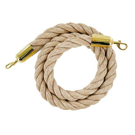 Heavy-Duty Poly Hemp Ropes - Montour Line - Crowd Control Warehouse