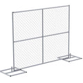 Chain Link Fence Starter Kit - 7.5 Ft. x 6 Ft. Panel