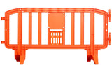 Movit Interlocking Plastic Pedestrian Barricade, 6.5 Ft.
