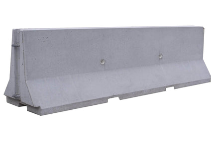 Plain Concrete Jersey Barrier