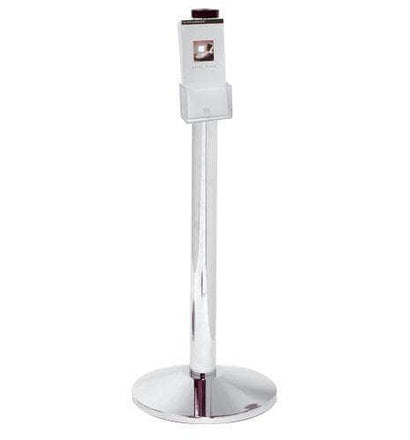 Visiontron Retracta-Belt Post Mount Literature Holder