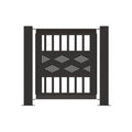Decorative Event Fence Panel - Band Pattern
