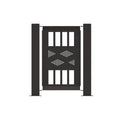 Decorative Event Fence Panel - Band Pattern