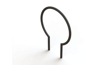 Circle Metal Bike Rack, 36 in, 2 Bikes